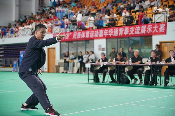 武联社秘书长李振啓应邀出席韵动牛街民族体育运动嘉年华通臂拳交流展示大赛