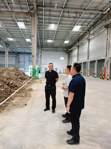 中陕核集团党委副书记、总经理范明到西安沣东产业园杨凌辐照项目基地调研指导工作