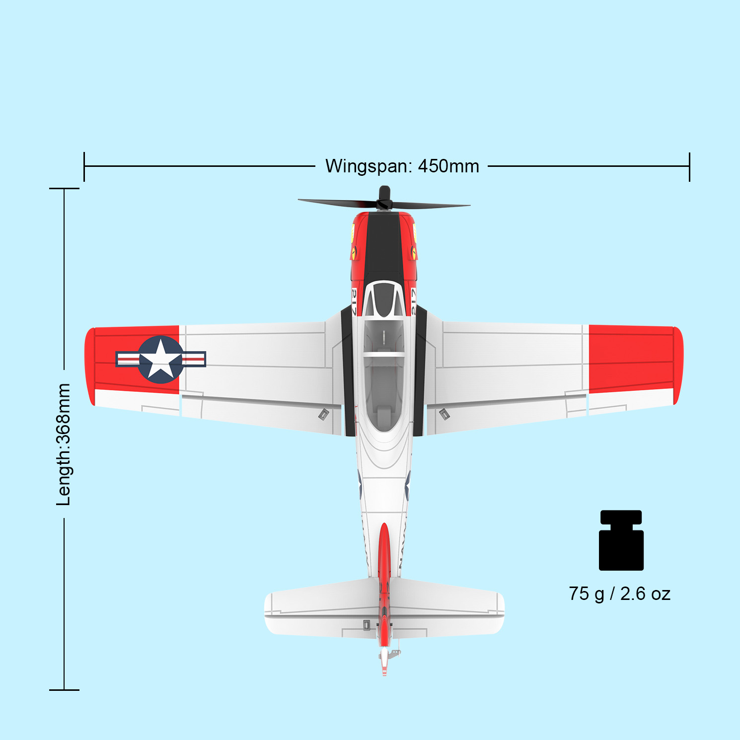 TOP RC HOBBY 450MM MINI T28