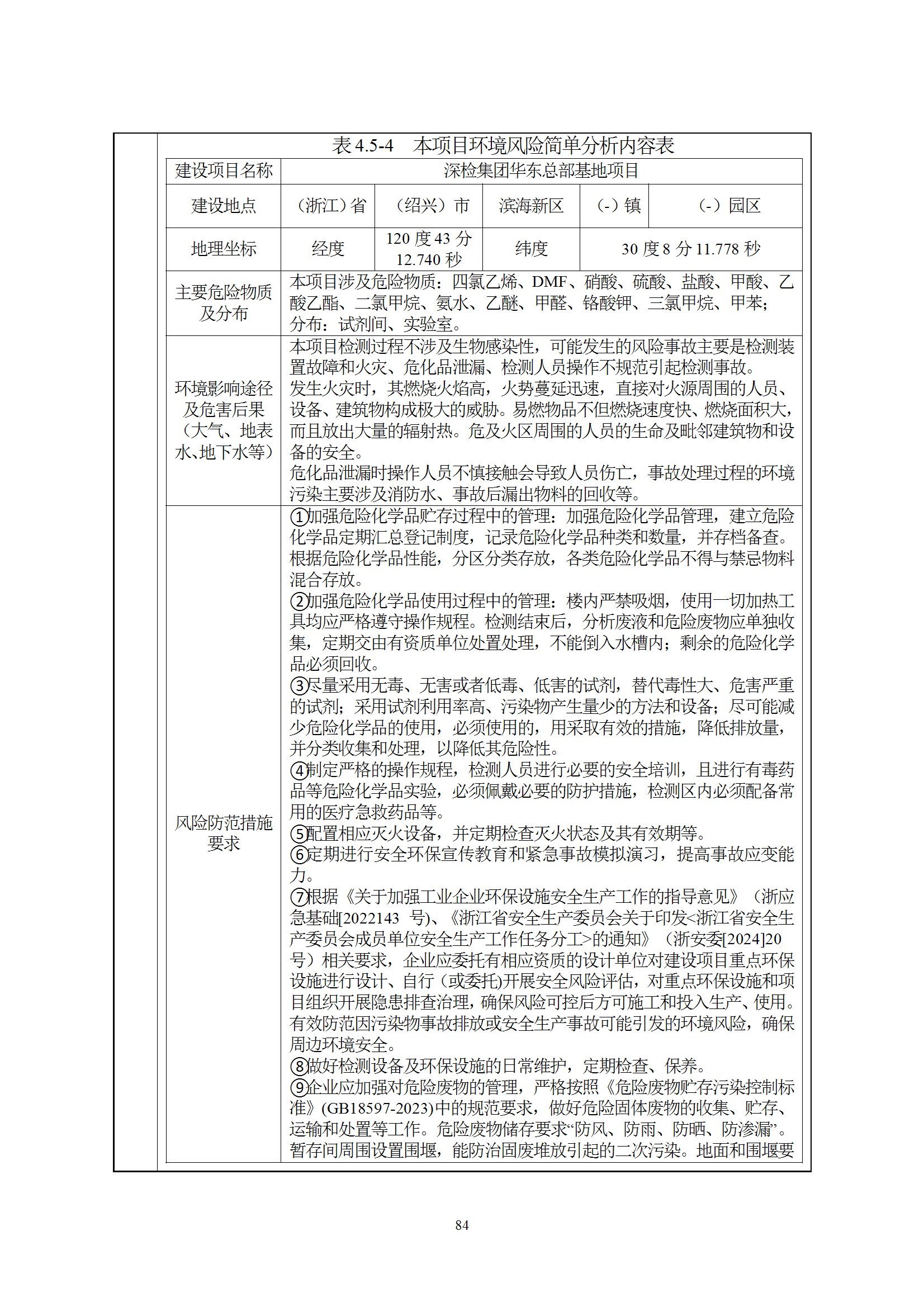 深检集团华东总部基地项目环境影响报告表