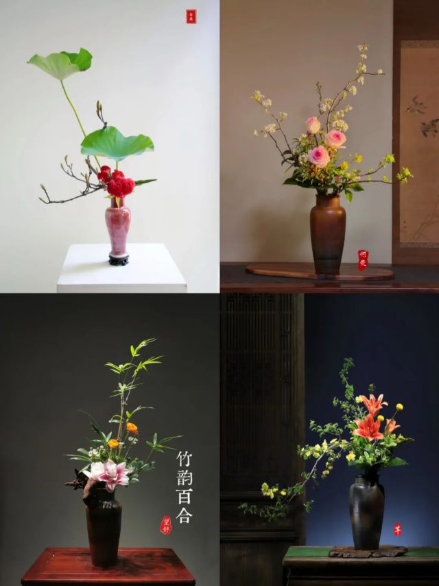 中式插花「花器天团」出道！6种花器的用法×美学密码